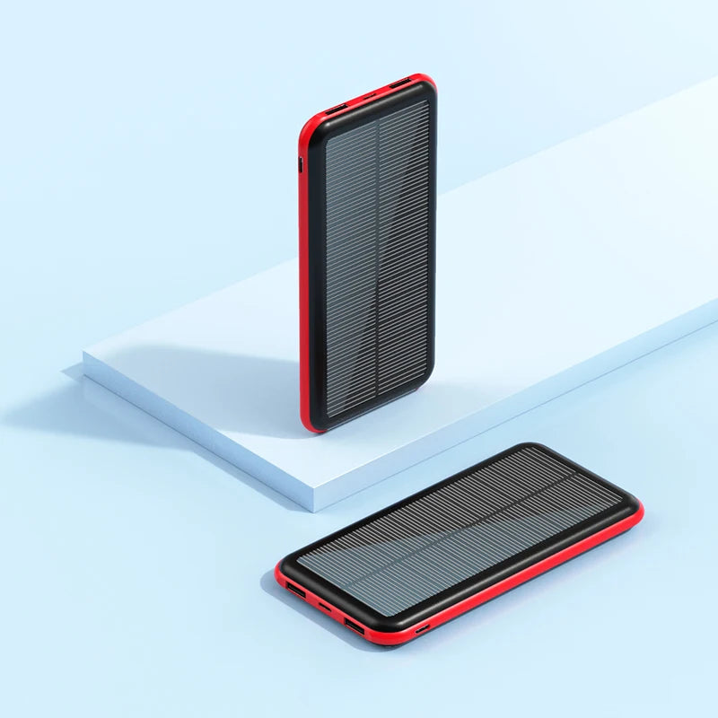 Solar powerbank Spare battery Large Capacity Portable Charge Powerbank 10000 mAh Auxiliary Batteries for Smart Mobile Phone