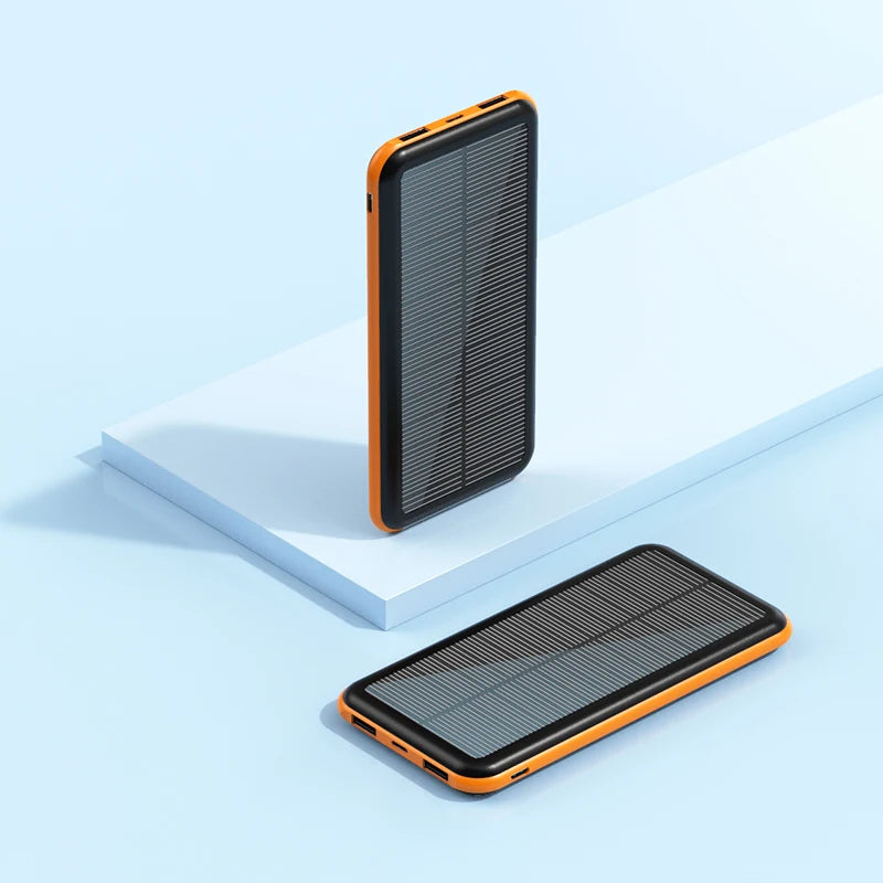Solar powerbank Spare battery Large Capacity Portable Charge Powerbank 10000 mAh Auxiliary Batteries for Smart Mobile Phone