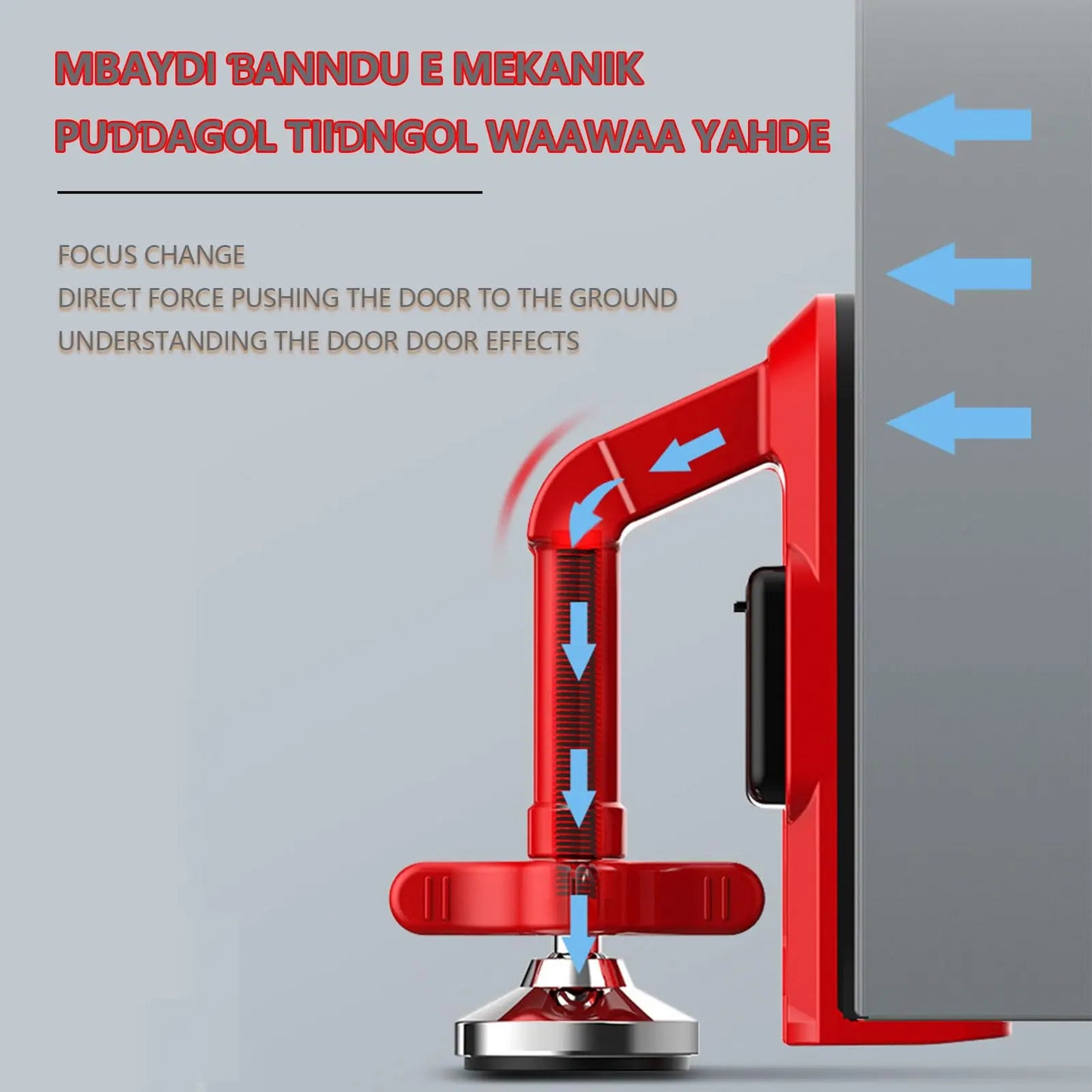 80 dB Door Stop Alarm – Portable Security for Home, Hotel, and Travel