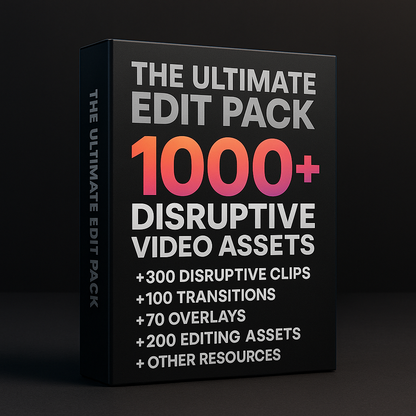 The Ultimate Edit Pack – 1000+ Disruptive Video Assets